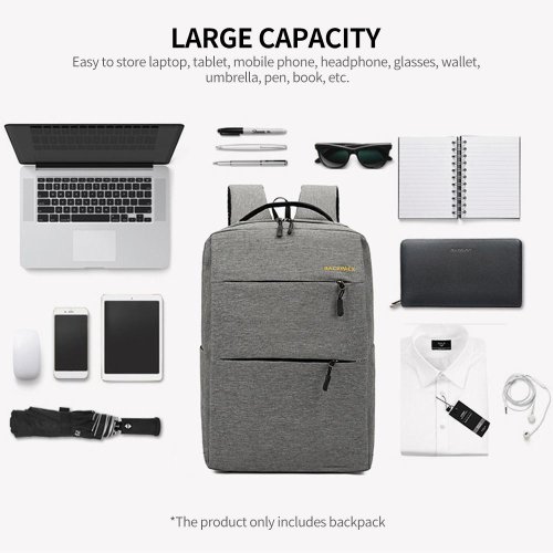 Міський рюкзак Backpack 3в1: місткий для ноутбука + сумка та гаманець