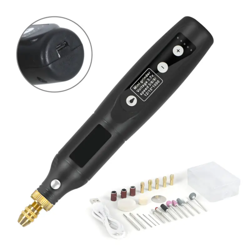 Портативний гравер JANGK LIFE: різання й шліфування, 210 насадок, багатофункціональний роторний інструмент