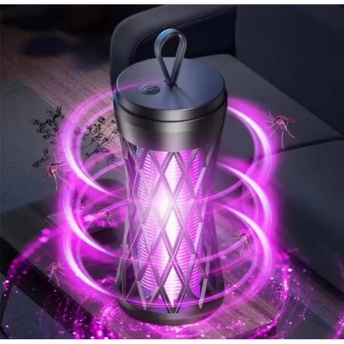 Електрична лампа-пастка від комарів TX-WD02, портативна, з підсвічуванням та акумулятором