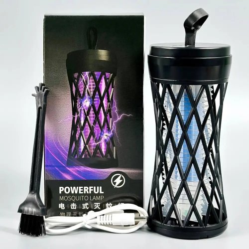 Електрична лампа-пастка від комарів TX-WD02, портативна, з підсвічуванням та акумулятором