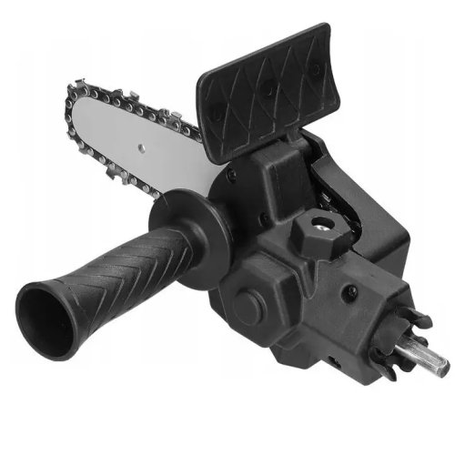 Ланцюгова насадка‑пила 4" для дриля/шуруповерта — універсальний адаптер для різання деревини