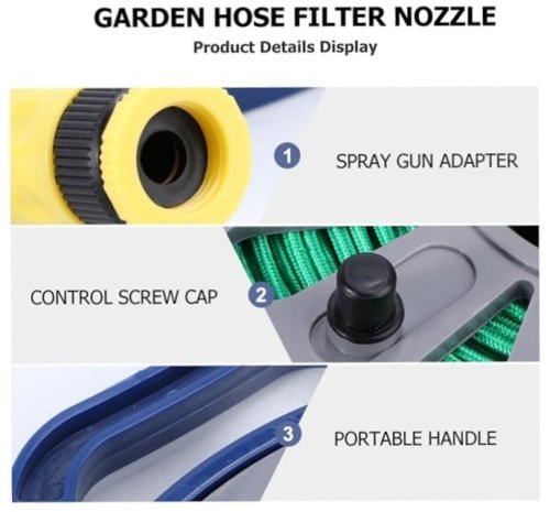 Гнучкий розтяжний шланг Garden Hose 10 м для саду й городу, універсальне підключення