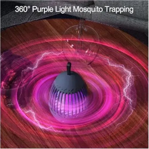 Антимоскітна УФ лампа-світильник LY-841: пастка комах з USB-живленням і нічником