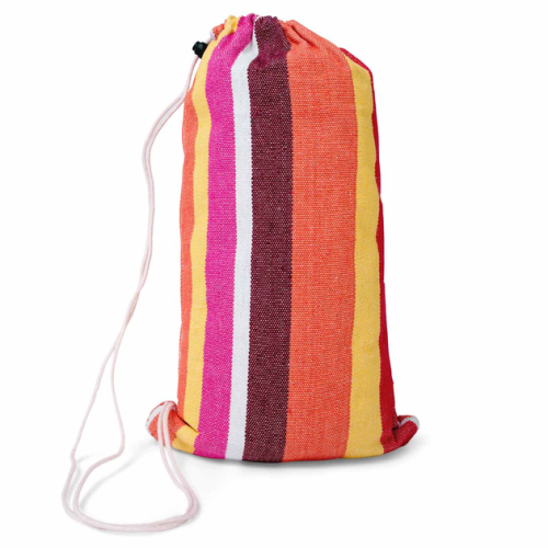 Садовий двомісний підвісний гамак 150×200 см, бавовняний для дачі, дому та відпочинку на природі