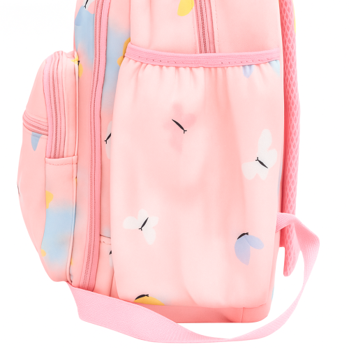 Дитячий шкільний рюкзак-портфель Rainbow NA-4 для дівчаток, рожевий, веселка