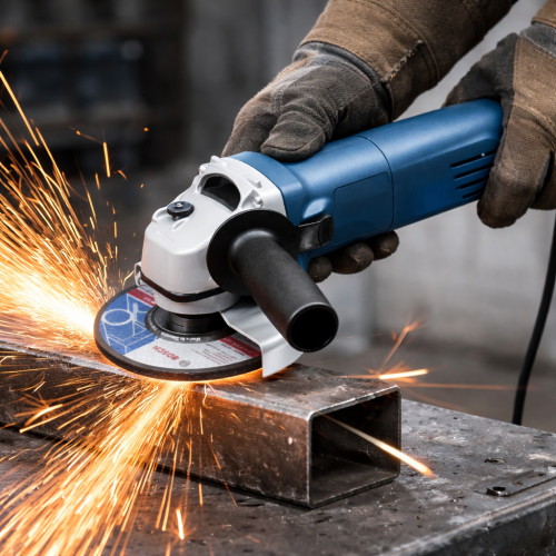 Кутова шліфмашина (болгарка) Angle Grinder 220V, електрична з тумблерним вимикачем