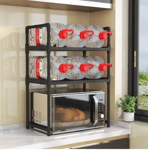 Кухонний стелаж LY-1005 для мікрохвильовки та побутової техніки (полиця-органайзер)