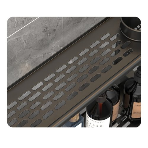 Полиця у ванну з нержавіючої сталі 105×20×22 см для рушників і аксесуарів