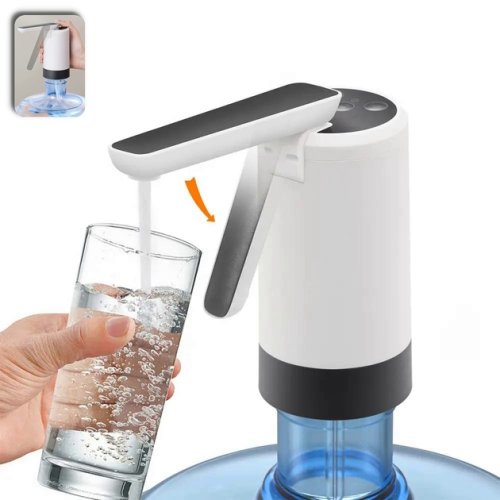 Акумуляторна електропомпа‑диспенсер для бутля: 3 режими, автоматична подача, захист від тварин