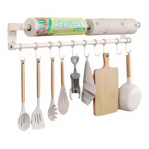 Настінний кухонний гачок 109-20 з полицею-вішалкою для кухонного приладдя