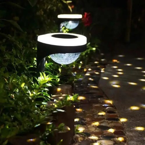 Садовий світильник на сонячній панелі 18WW (сонячна батарея)