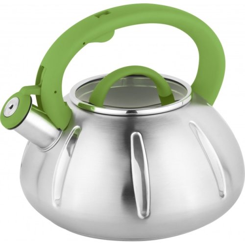 Чайник Unique UN-5303 3 л з нержавіючої сталі з нейлоновою ручкою та свистком