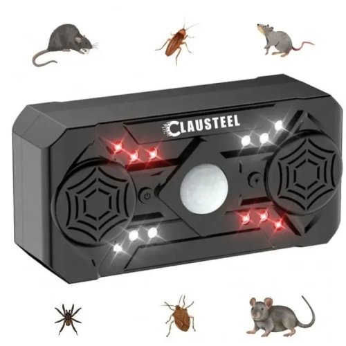 Ультразвуковий відлякувач Siurn від мишей, щурів, тарганів і комарів, 3 режими, USB