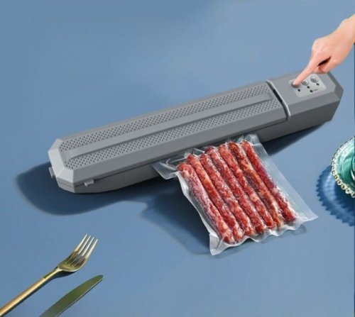 Вакуумний пакувальник LY-652 — напівавтоматичний вакууматор з подвійним нагрівом