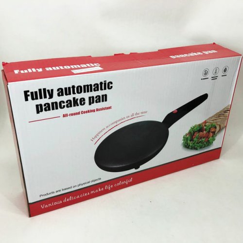 Електроблинниця Crepe Maker — сковорода для млинців з антипригарним покриттям