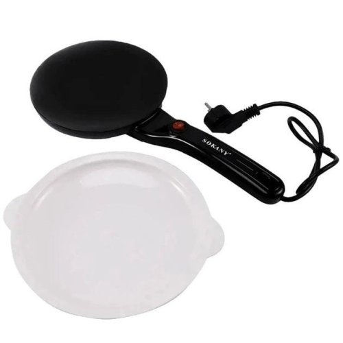 Електроблинниця Crepe Maker — сковорода для млинців з антипригарним покриттям