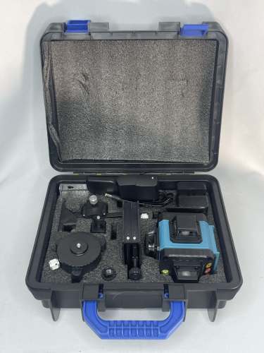 Лазерний нівелір 4D Level 40-43, професійний зелений рівень 360° для будівництва й ремонту