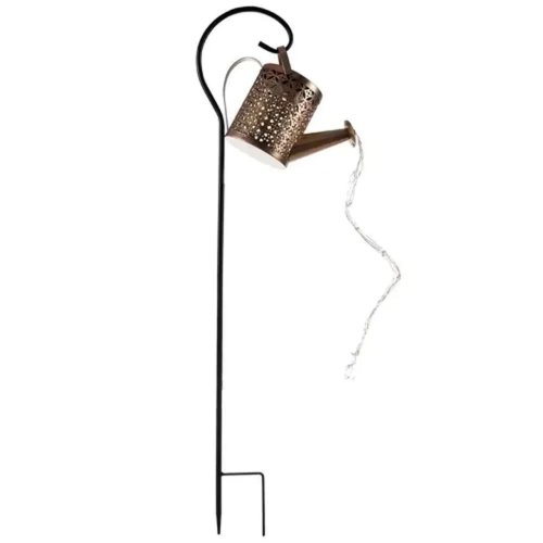 Садовий світильник-лійка на сонячній батареї з багатокольоровим підсвічуванням