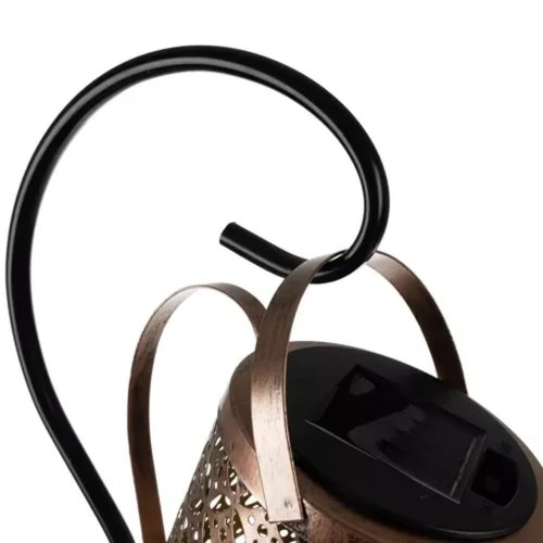 Садовий світильник-лійка на сонячній батареї з багатокольоровим підсвічуванням