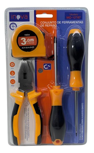 Міні-набір інструментів для ремонту та побутових робіт Tool Kit Set 13776-3