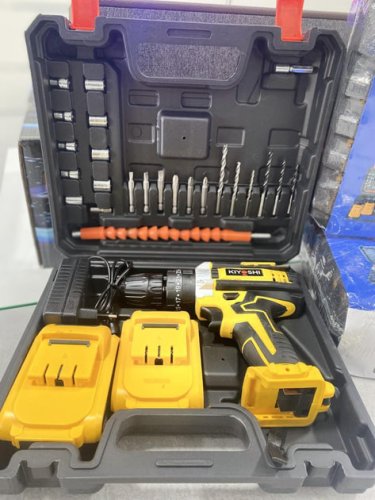 Шуруповерт Electric Drill 24W з набором слюсарного інструменту та насадками, універсальний