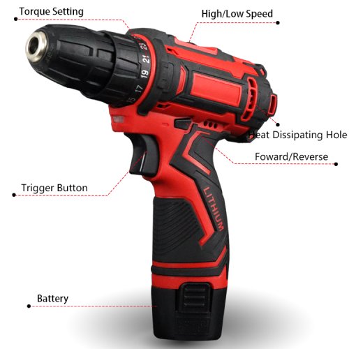 Акумуляторний шуруповерт KRAFFTEC 24V з насадками, багатофункціональний інструмент (24V)