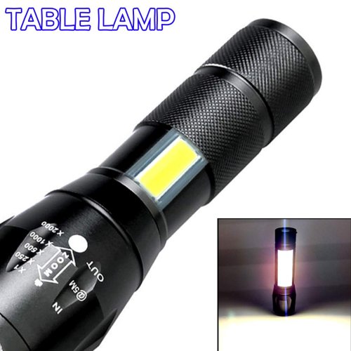 Тактичний водонепроникний ліхтар BAILONG BL-29-T6, USB Micro заряджання