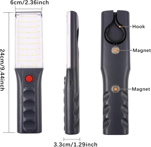 Портативний LED ліхтарик TORCH ZJ-1258 з гачком для підвішування