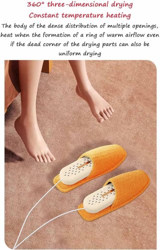 Сушарка для взуття 3-в-1 XL-1146: грілка для ніг і масажер, універсальний догляд