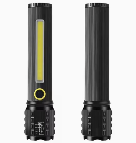 Ручний ліхтар BL-C63 COB із боковим підсвічуванням та USB-зарядкою