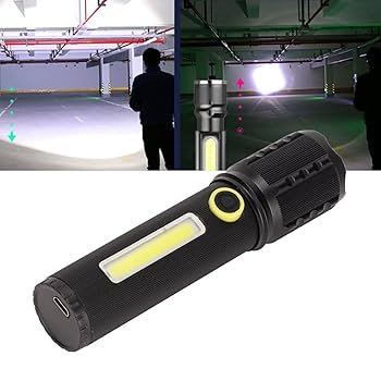 Ручний ліхтар BL-C63 COB із боковим підсвічуванням та USB-зарядкою