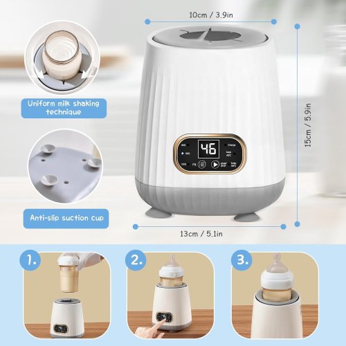 Портативний електропідігрівач-шейкер для дитячих пляшечок Electric Milk Bottle Shaker