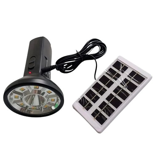 LED ліхтар-світильник на сонячній батареї Solar Flashlight CL-058
