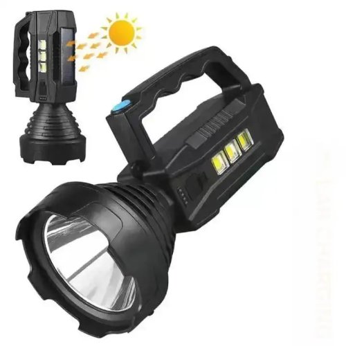 Універсальний LED ліхтар 8809T з COB-панеллю та сонячною зарядкою