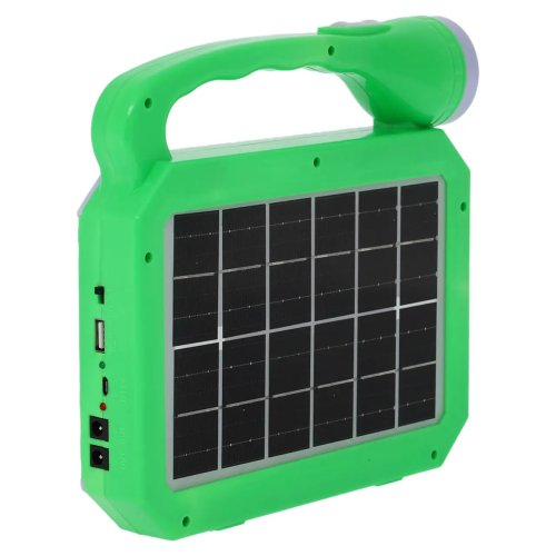 Переносний LED ліхтар D-2010 JA-2002 із сонячною панеллю для туризму та відпочинку