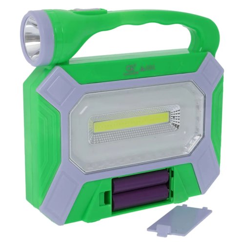 Переносний LED ліхтар D-2010 JA-2002 із сонячною панеллю для туризму та відпочинку