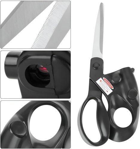 Професійні ножиці для тканини з лазерним указником для точного розкрою