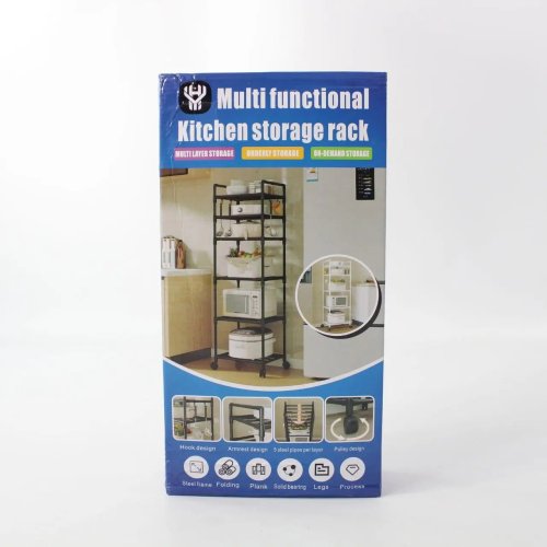 Кухонна етажерка-стелаж на колесах, 6 ярусів (170×42×32 см)