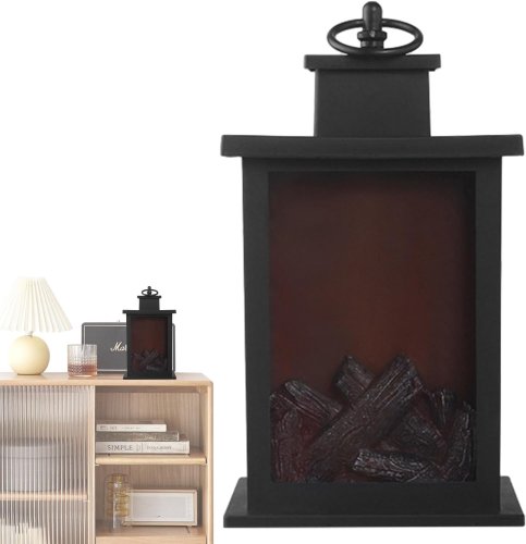 Декоративний камін-нічник Dekorstar: настільна лампа з ефектом живого полум’я