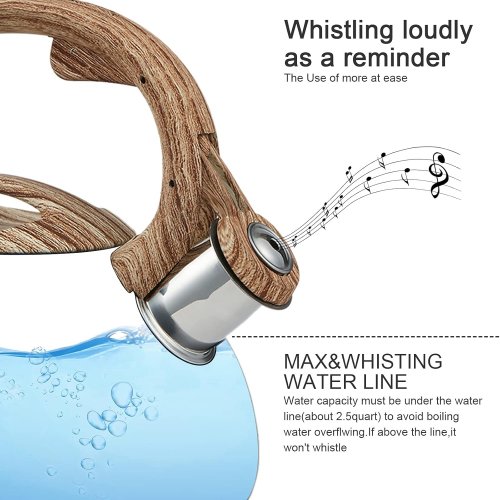 Чайник універсальний UNIQUE UN-5306 2,7 л, мармурове покриття