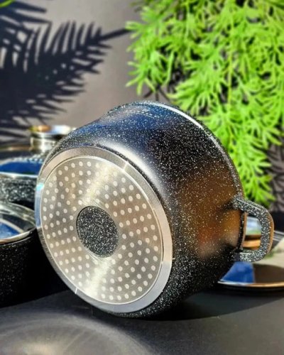 Казан UNIQUE UN-5272 1,7 л з мармуровим антипригарним покриттям