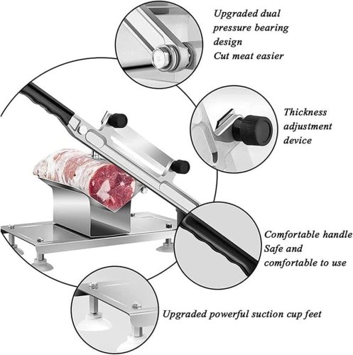 Слайсер-ломтерізка для тонкої нарізки м’яса вдома LY-619 для м’ясних виробів