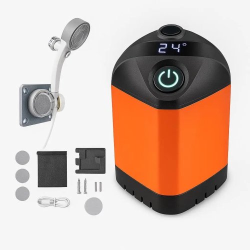 Портативний похідний душ Outdoor Shower 1402 з акумулятором 7800 mAh