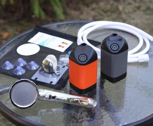Портативний похідний душ Outdoor Shower 1402 з акумулятором 7800 mAh
