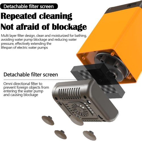 Портативний похідний душ Outdoor Shower 1402 з акумулятором 7800 mAh