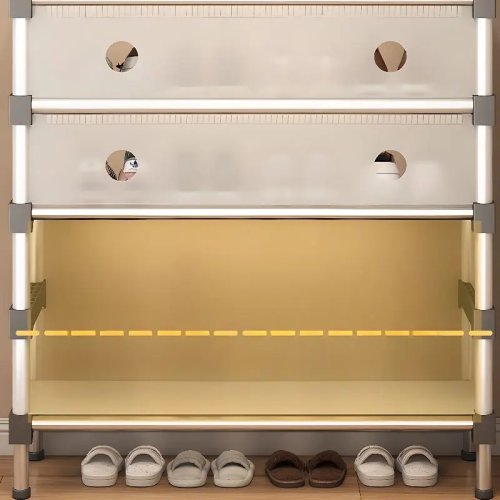 Полиця-органайзер для взуття SKLM-25-LT6205, металева, 5 рівнів, компактна для зберігання