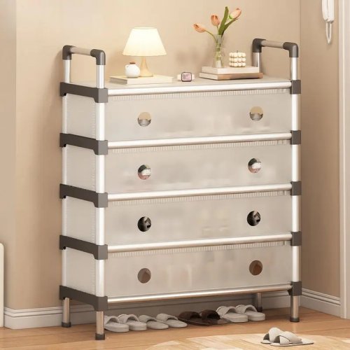 Полиця-органайзер для взуття SKLM-25-LT6205, металева, 5 рівнів, компактна для зберігання