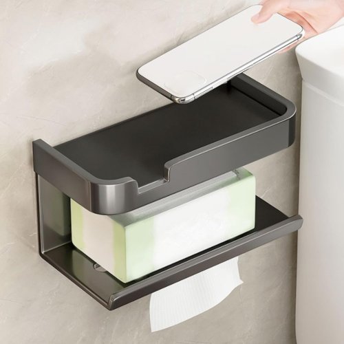 Настінний органайзер-контейнер LY-963 для серветок і туалетного паперу