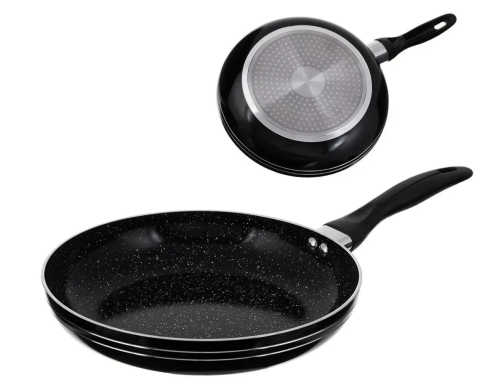 Сковорода UNIQUE UN-5152 20 см з антипригарним мармуровим покриттям, традиційна