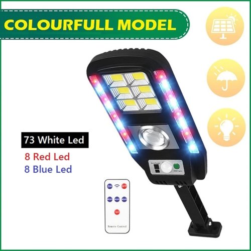 Настінний LED прожектор CL-728 для вулиці: сонячна панель, датчик руху, пульт керування